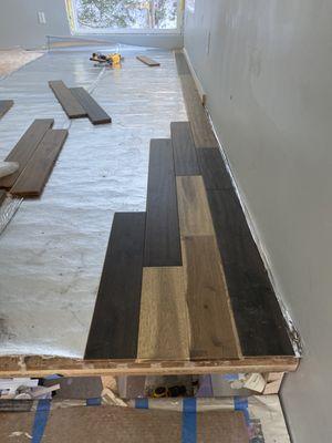 Mike Bonsted cleaning