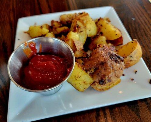 Side of breakfast potatoes