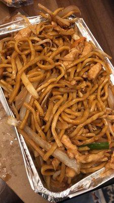 Chicken Lo Mein - no boc choi