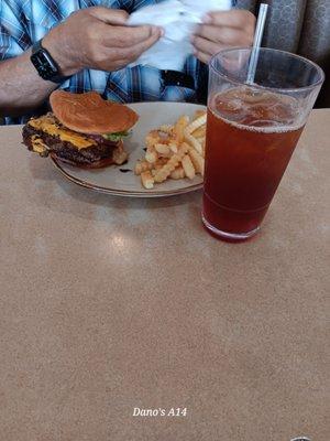 Standard cheeseburger