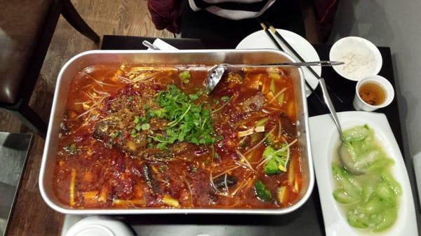 Spicy fish and luffa :)