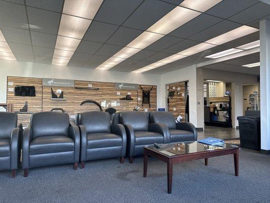 The lobby where you have to wait FOREVER. Almost hit 2 hours here myself for a simple oil change.