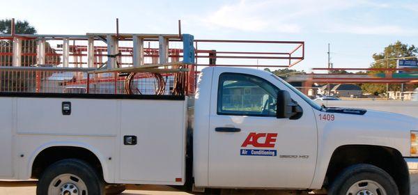 Ace Cooling, Heating, Plumbing & Electrical work truck