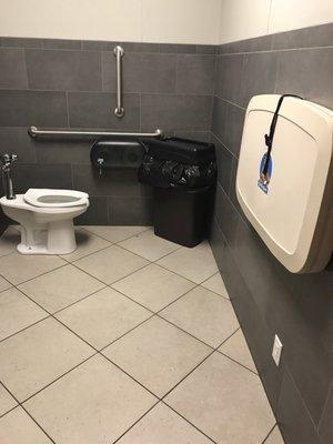 Changing station (there was a sign that stated there was one in the men's room too.