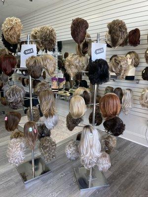Over 2000 wigs in store to choose from.