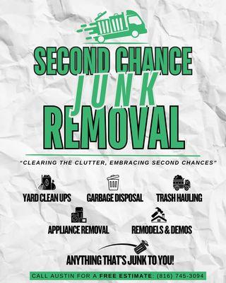 Second chance Junk removal