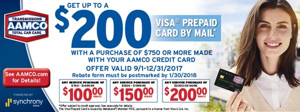 Special offer good through 12/31/17