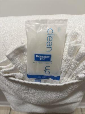 Bathroom Towels & Bar of Soap