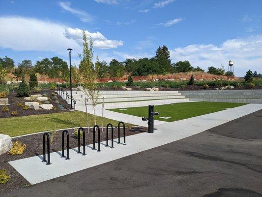 Open space on the West Side of the park