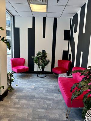 A beautiful waiting area.