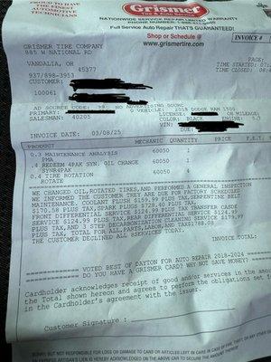 Grismer Tire & Auto Service