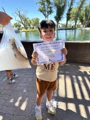 first fish certificate