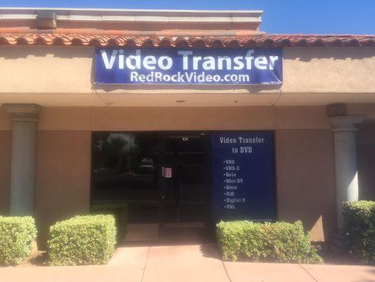 Thru these doors, houses Las Vegas's most trusted video transfer company. Preserving your families memories forever!