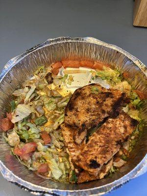 What I got .... Definitely not the same as the menu