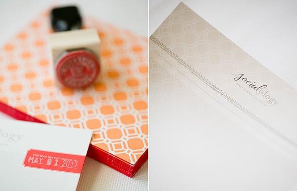 Offset, Letterpress, and Edge Paint by In to Ink | Design by Akula Kreative | © Socialology | Photo by Caroline Tran