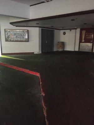 The entrance is in the middle