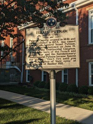 Israel Putnam Historical Marker