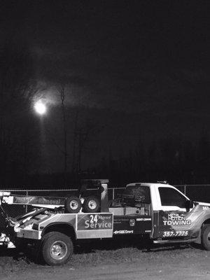 Metal-in-motion towing