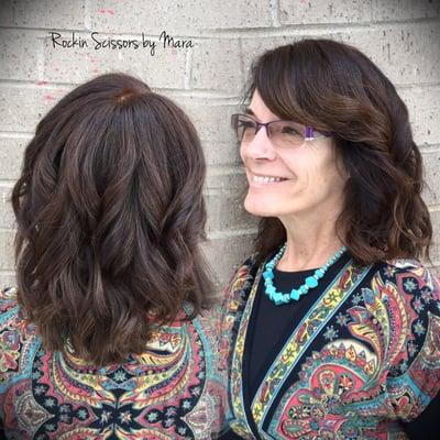 Root retouch, cut & style