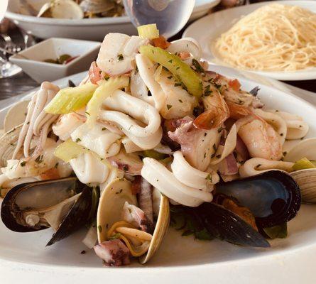 The seafood salad melted in your mouth. The flavors and freshness were scrumptious.