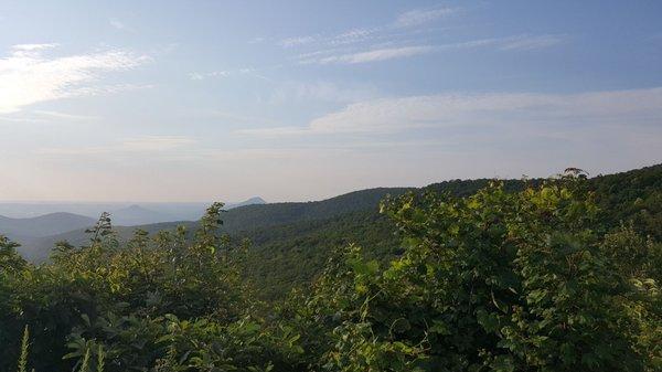 Overview before hiking Hogpen Gap