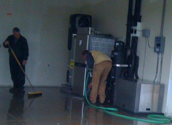 Making sure we leave it clean!