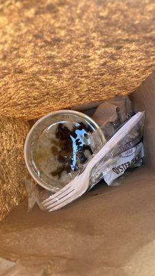 The traditional accoutrements for oatmeal.