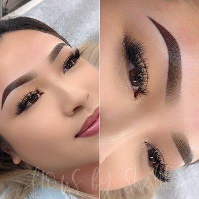 Ombré brows