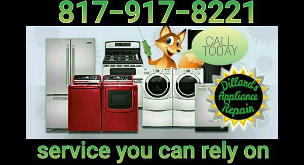 Dillard's Appliance Repair