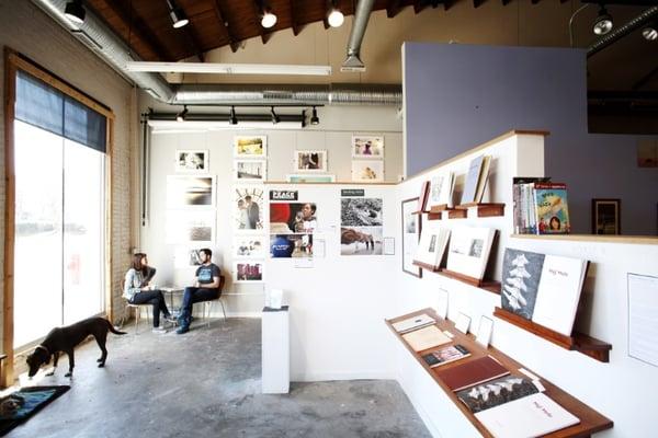 Inside the up-front gallery.