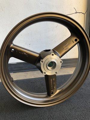 Bronze Motorcycle Wheel