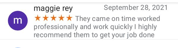 Redlands Junk Removal has over 25 five star ratings on Google!