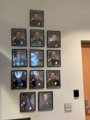 The Chief and their Police Officers.