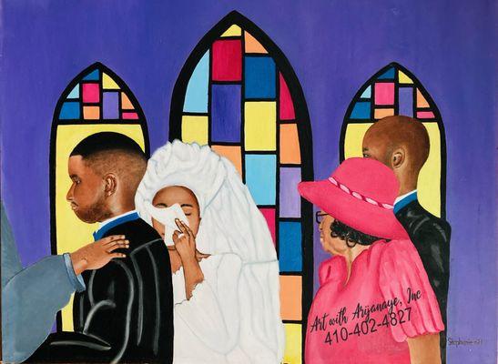 Art prints for sale, Art with Arijanaye, Inc. Things to do, Black art, Baltimore, Maryland, Tears of Joy painting,