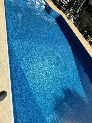 Love my new liner (Aquamarine) installed by Phoenix Pools. Couldn't be happier
