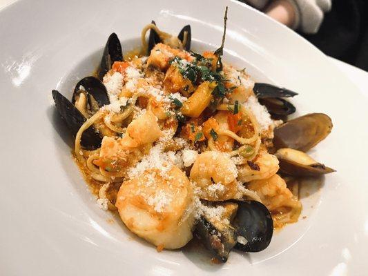 Seafood pasta