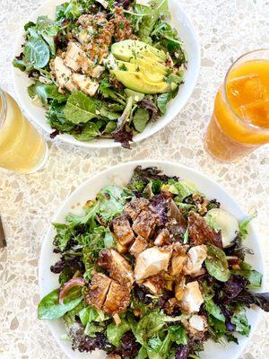 Orchard Salad and Peachy Salad. @_emwong_