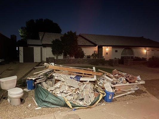 Bathroom demo removal