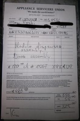 part is $397 and take 10 minutes to install overcharging a bit?