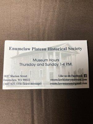 Enumclaw Plateau Historical Society