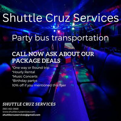 Shuttle Cruz services