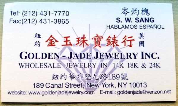 Golden Jade Jewelry Co Inc