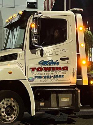Driver parked in front of the funeral home just before pulling off and spewing profanity.