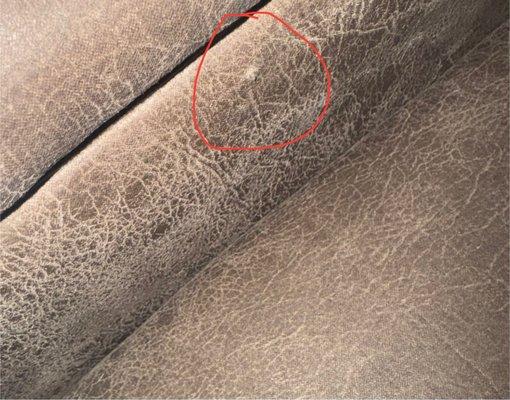 One of the nails poking through