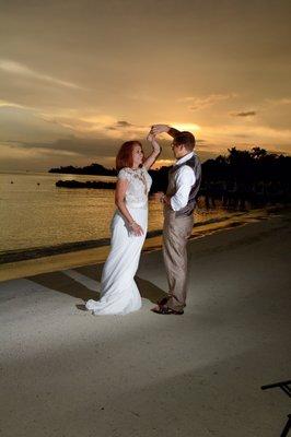 Negril Jamaica our 25th Anniversary and vow renewal