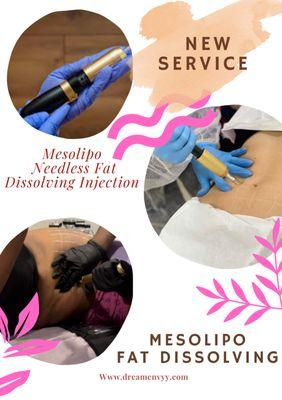 Meso fat dissolving treatment