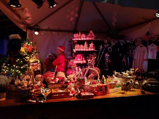 One of the pop up gift shops.