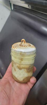 Layered banana dessert