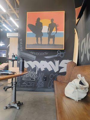 Cali beach vibe at Maverick's Hair