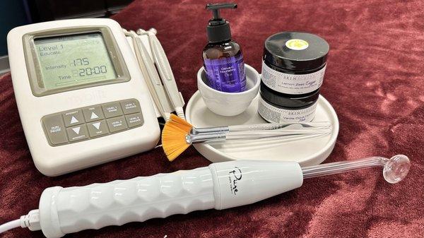 Myolift Microcurrent Facelift Device, NuDerma High Frequency Wand, SkinScriptRx Professional Skincare products, plus many more!